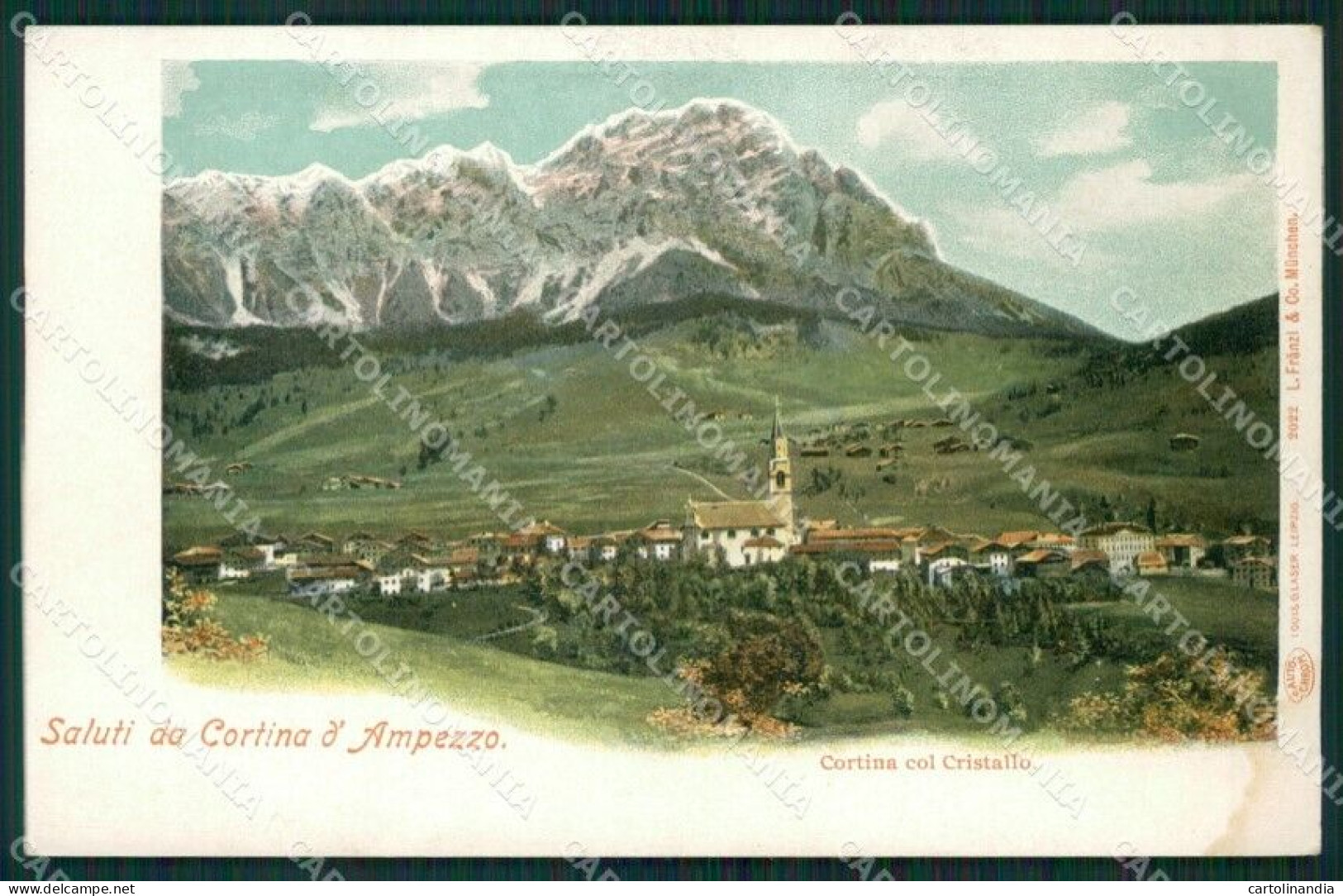 Belluno Cortina D'Ampezzo Cartolina ZKM8722 - Belluno