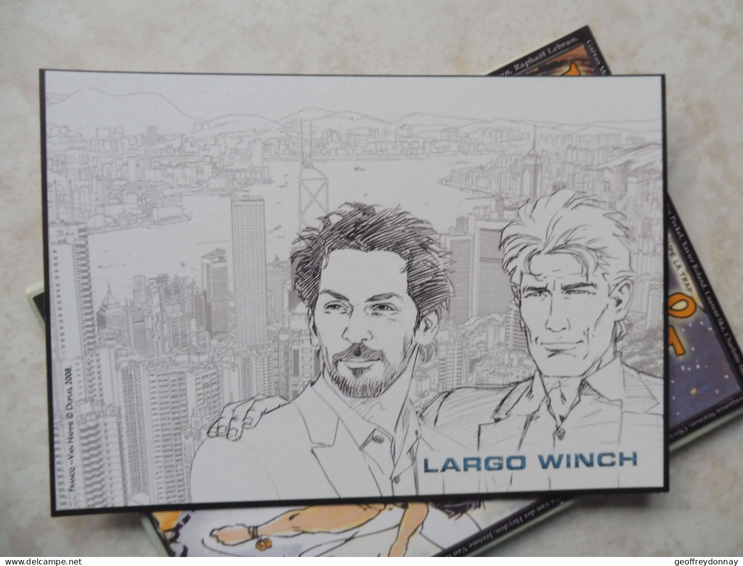 Cpm Bd  Carte Kaart Largo Winch L'integrale Mnh Neuf ** Perfect Parfait 2008 - Bandes Dessinées