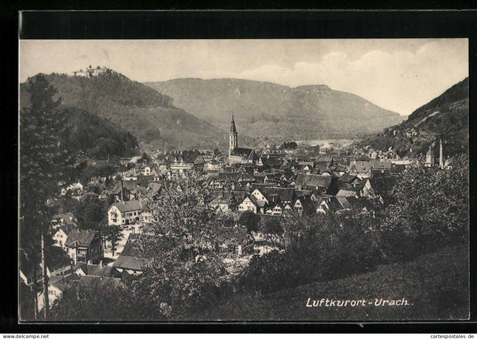 AK Urach, Totale Vom Berg Aus Gesehen  - Bad Urach