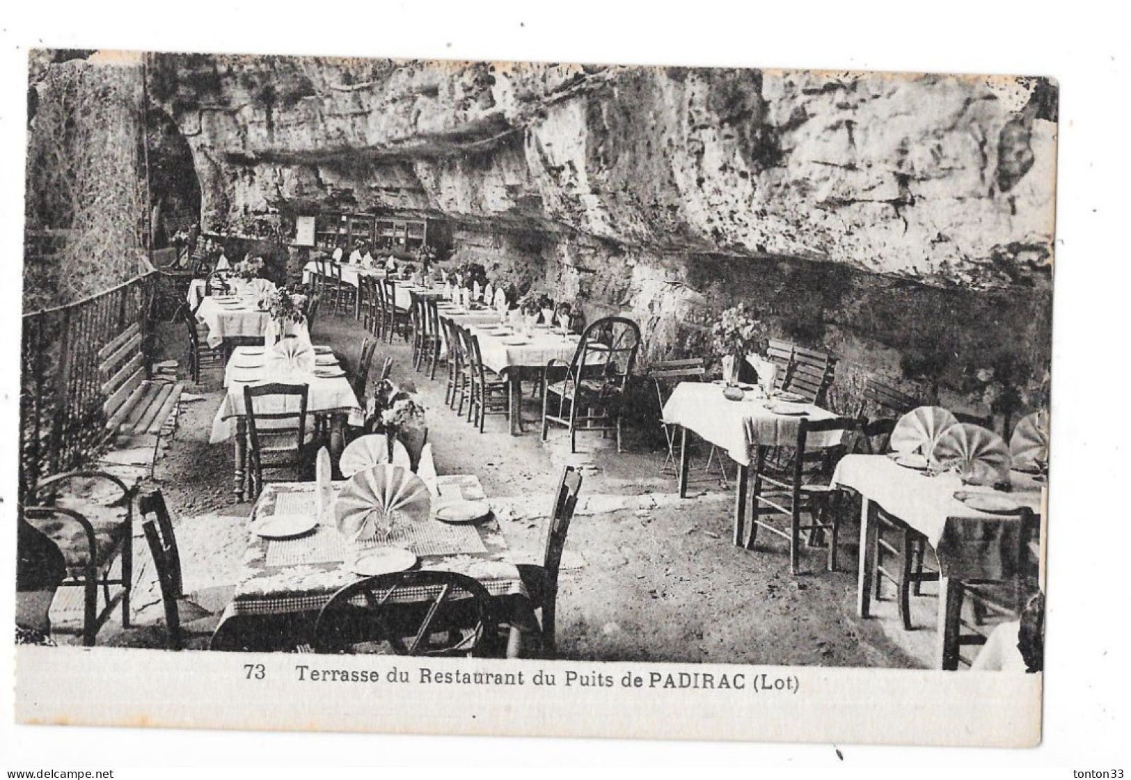 DEPT 46 - Terrasse Du Restaurant Du Puits De PADIRAC - TOUL 6 - - Padirac