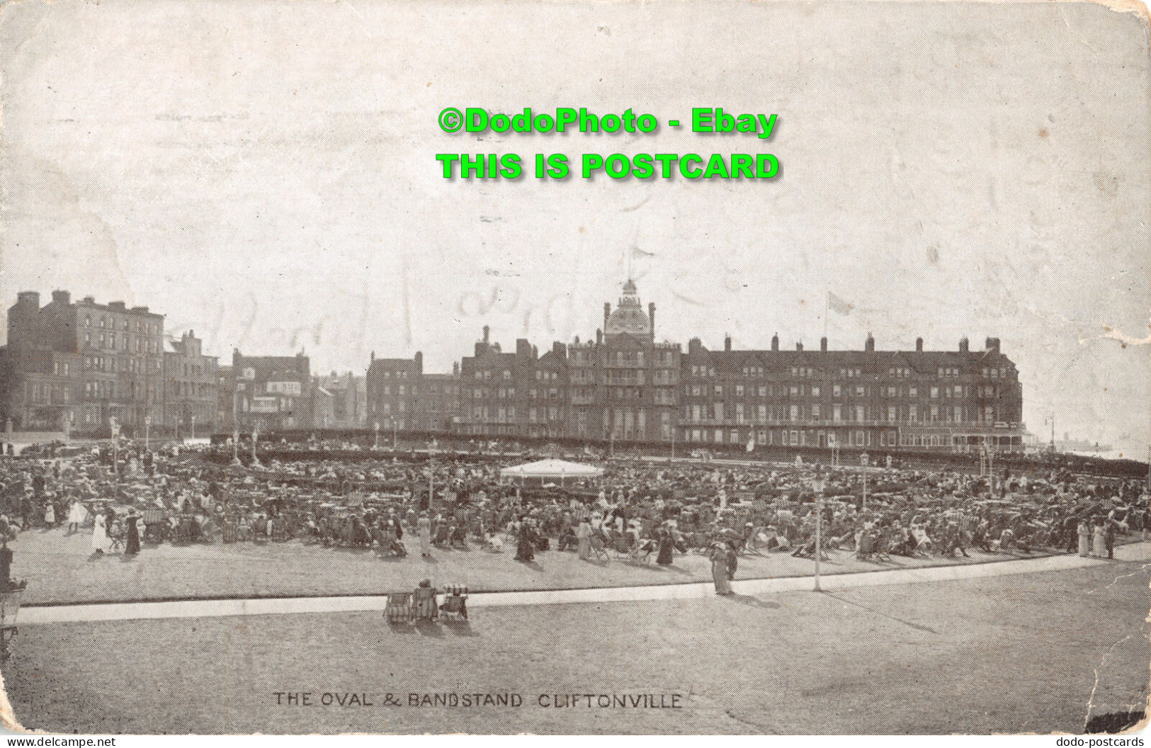 R400707 Cliftonville. The Oval And Bandstand. 1924 - Mondo