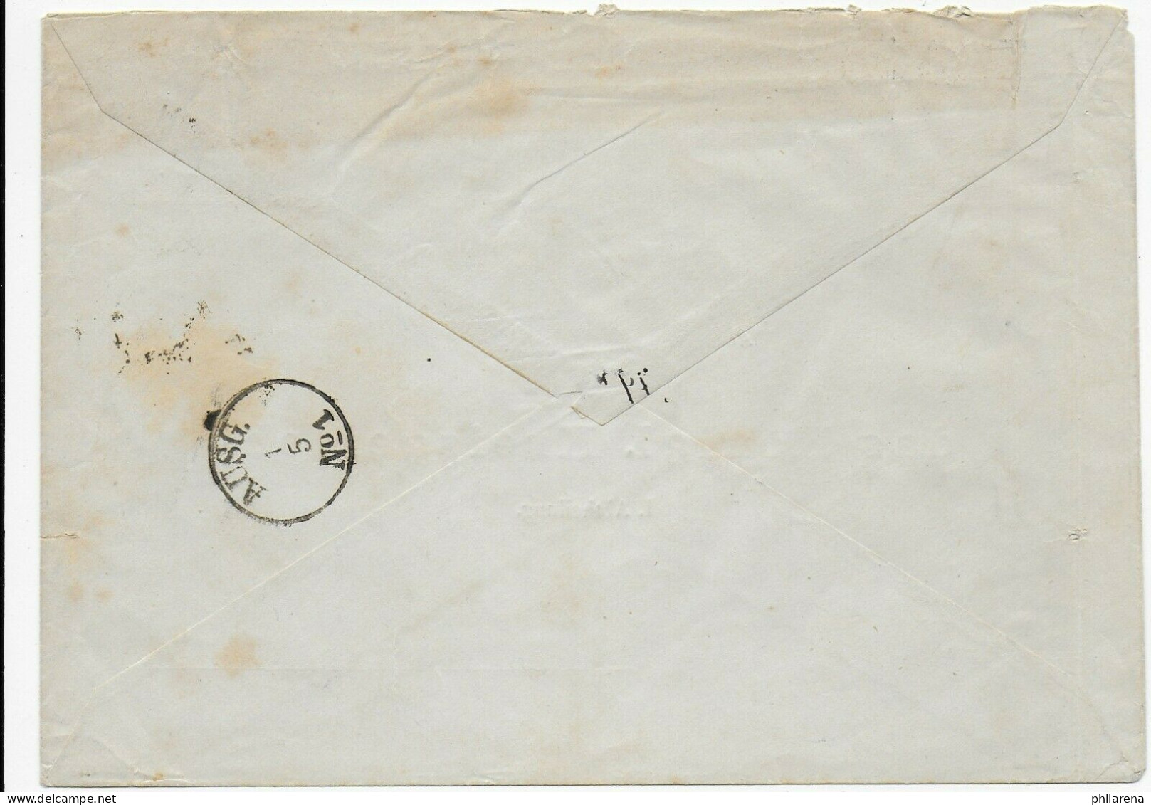 Danzig, Portomarken, 1875 An Das Königl. Kreisgericht Butow - Briefe U. Dokumente