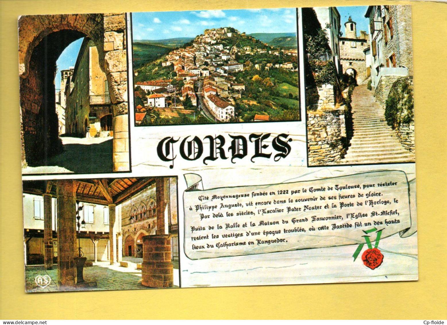 81 - CORDES  . CITÉ MOYENÂGEUSE . MULTI-VUES - Réf. N°38958 - - Cordes