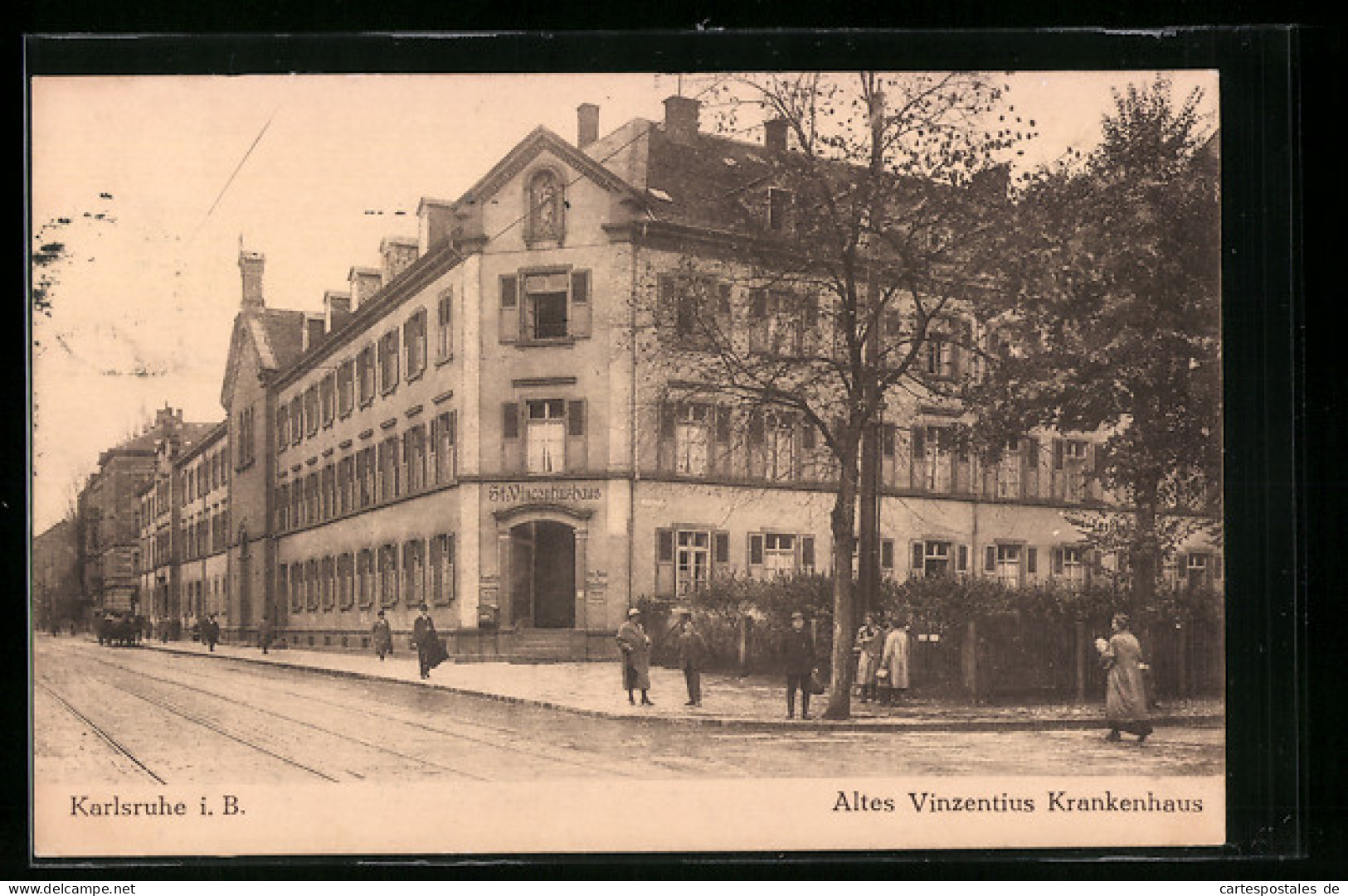 AK Karlsruhe, Altes Vinzentius Krankenhaus  - Karlsruhe