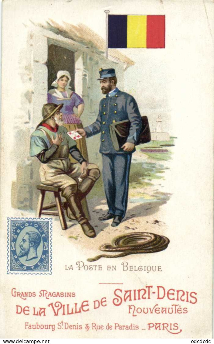 La Poste En BEGIQUE  Pionnière RV A La Ville De Saint Denis Nouveautés Paris - Postal Services