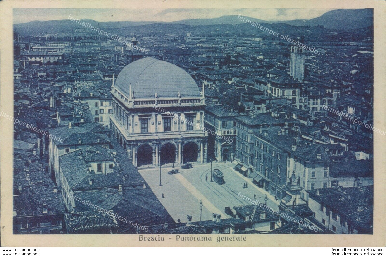 G8 Cartolina  Brescia Citta' Panorama Generale 1919 - Brescia