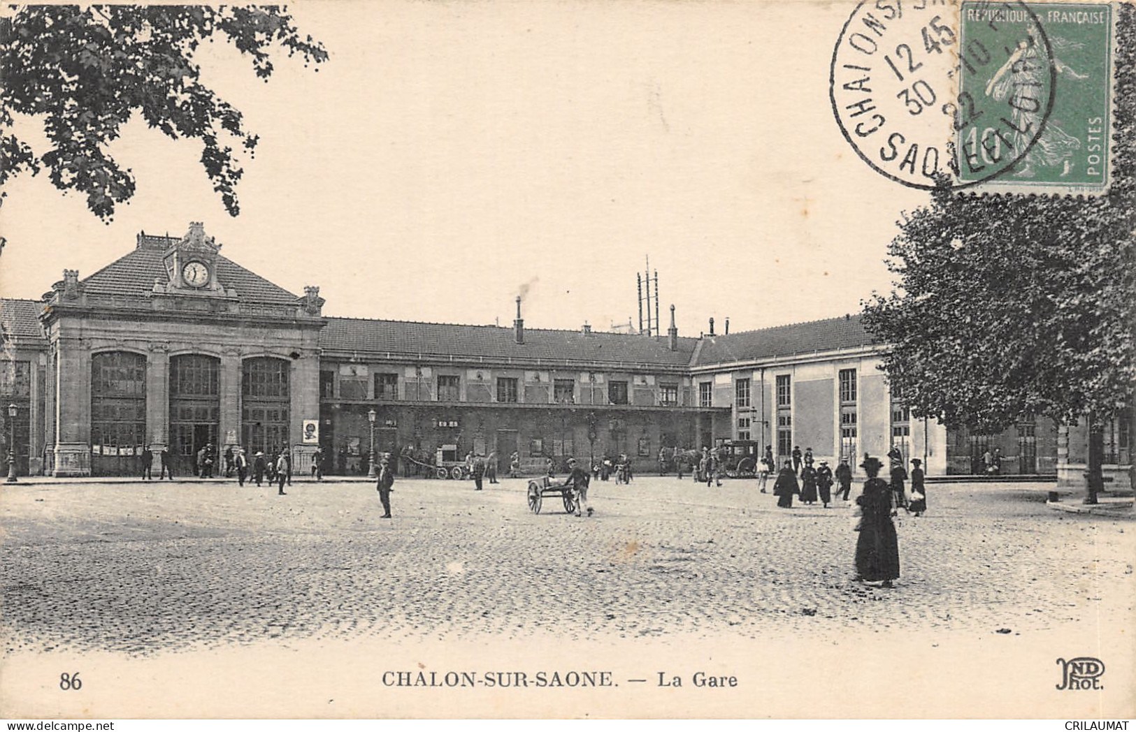 71-CHALON SUR SAONE-LA GARE-N 6011-C/0183 - Chalon Sur Saone