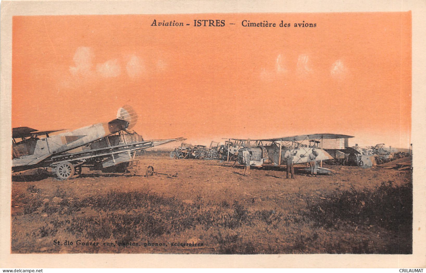 13-ISTRES-CIMETIERE DES AVIONS-N 6011-B/0043 - Istres