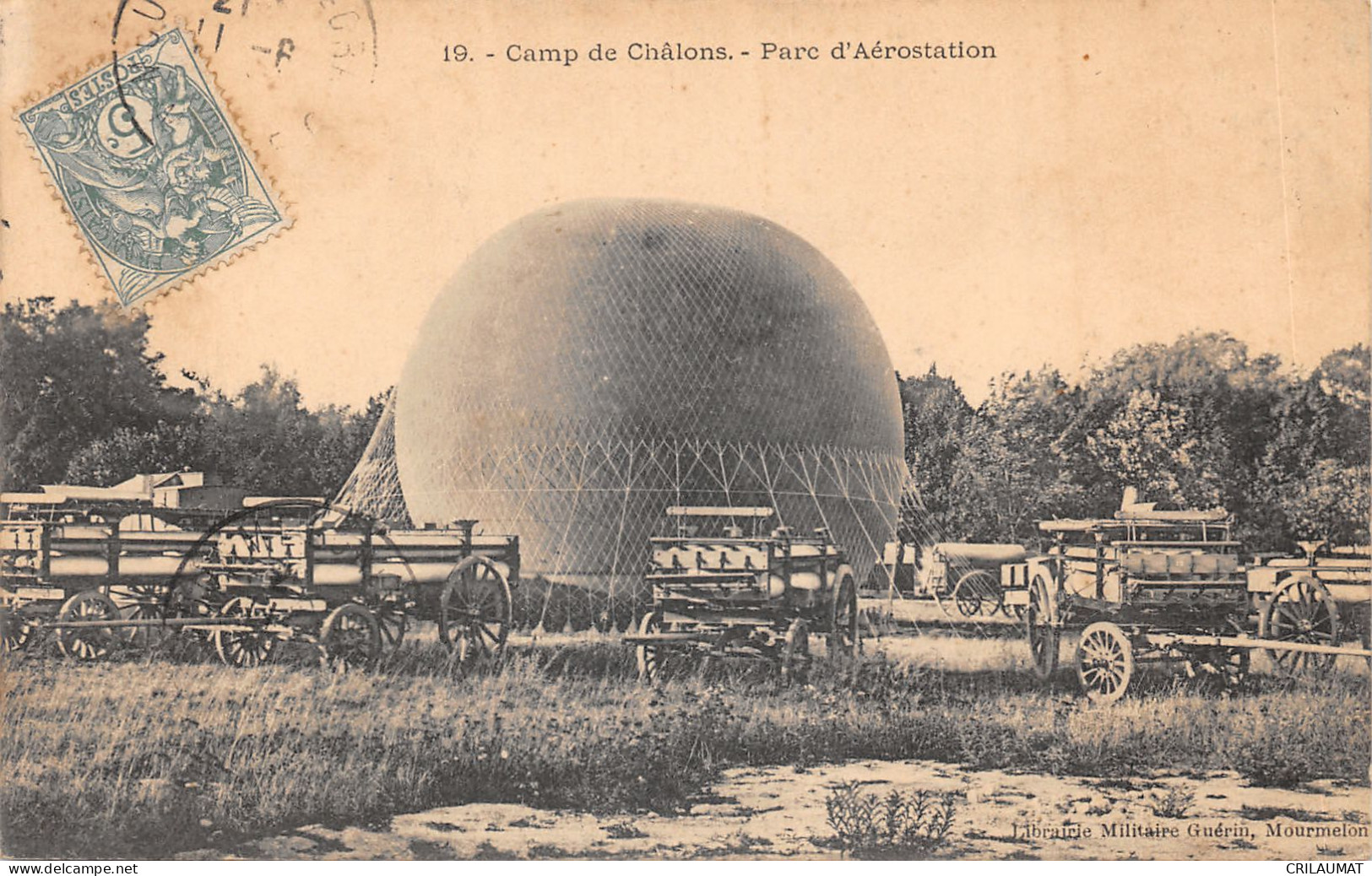51-CAMP DE CHALONS-PARC D AEROSTATION-N 6011-A/0399 - Camp De Châlons - Mourmelon