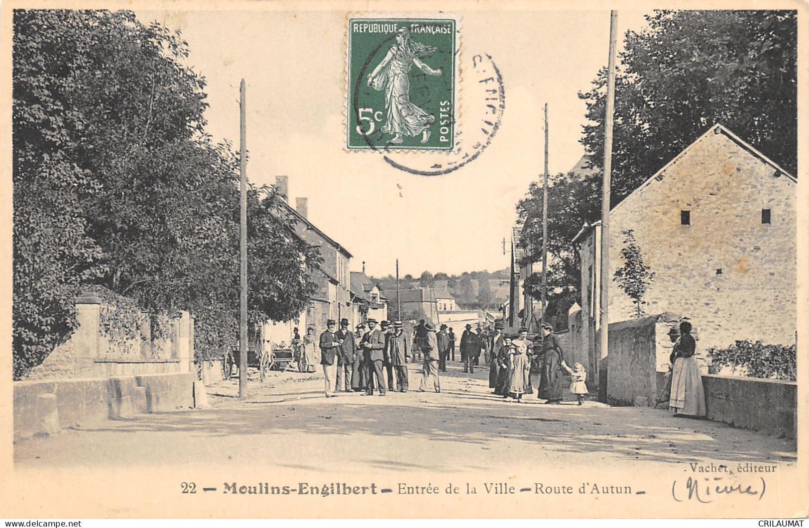 58-MOULINS ENGILBERT-ROUTE D AUTUN-6011-N 6011-A/0053 - Moulin Engilbert