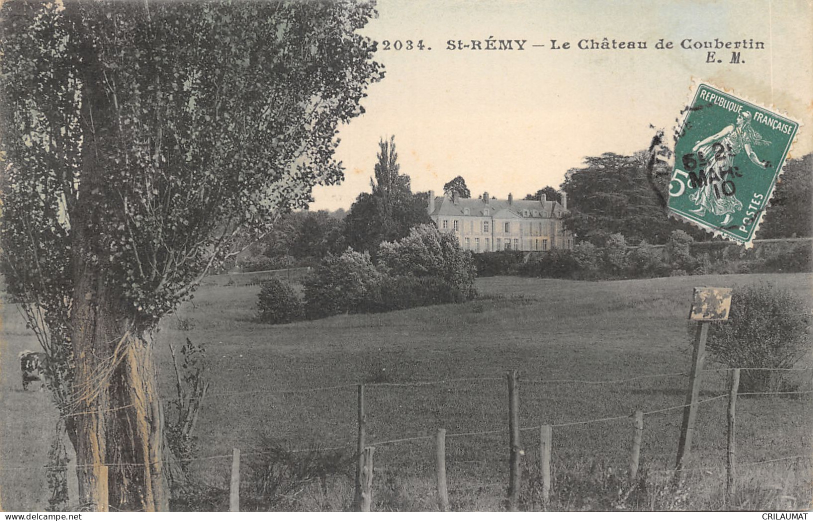 78-SAINT REMY LES CHEVREUSE-CHATEAU DE COUBERTIN-N 6011-A/0025 - St.-Rémy-lès-Chevreuse