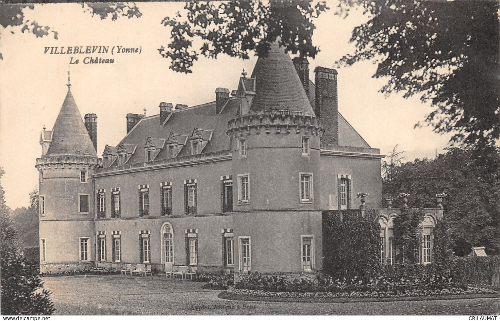 89-VILLEBLEVIN-LE CHATEAU-N 6011-E/0293 - Villeblevin