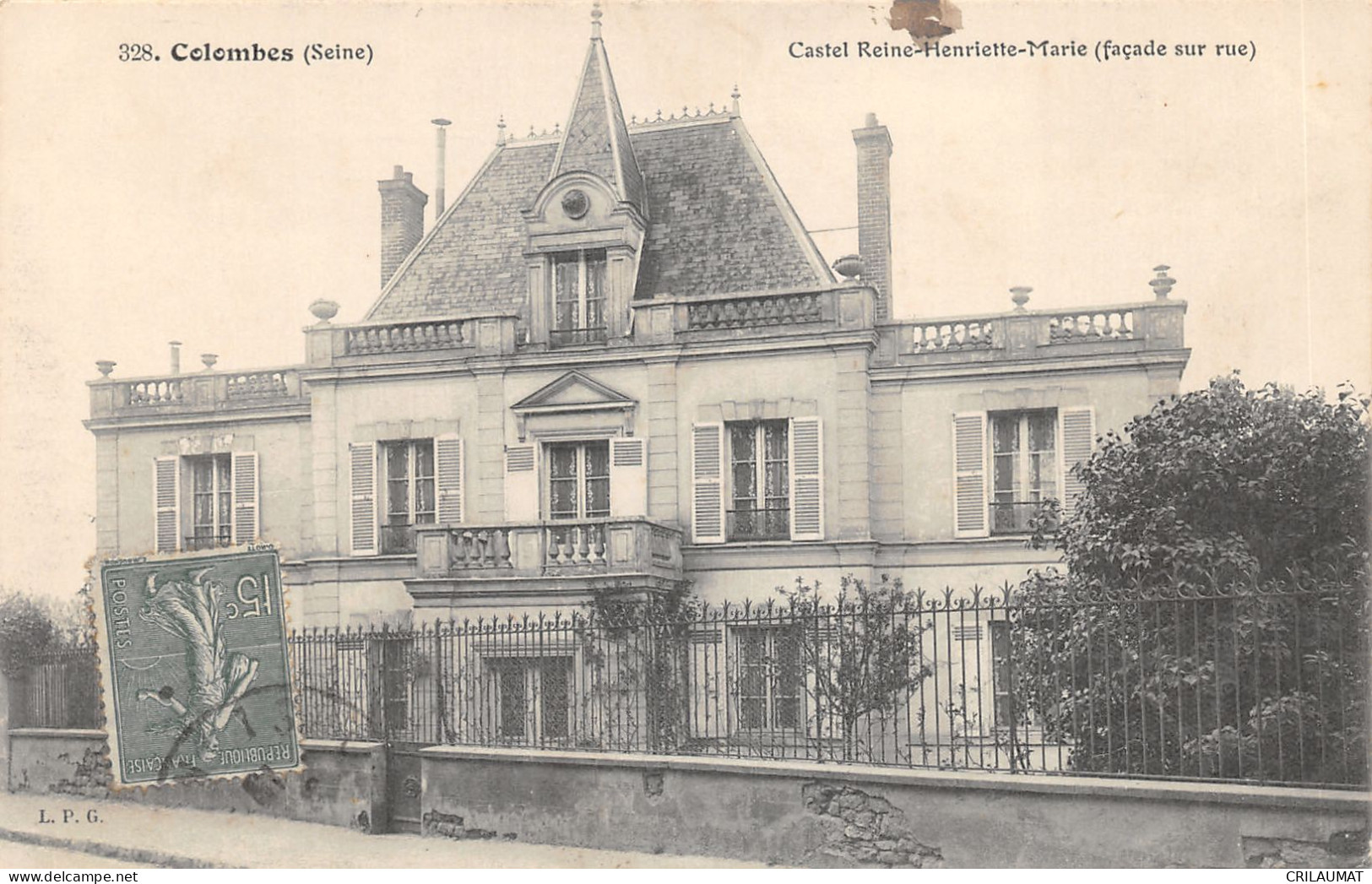 92-COLOMBES-CHATEAU REINE HENRIETTE MARIE-N 6011-E/0047 - Colombes