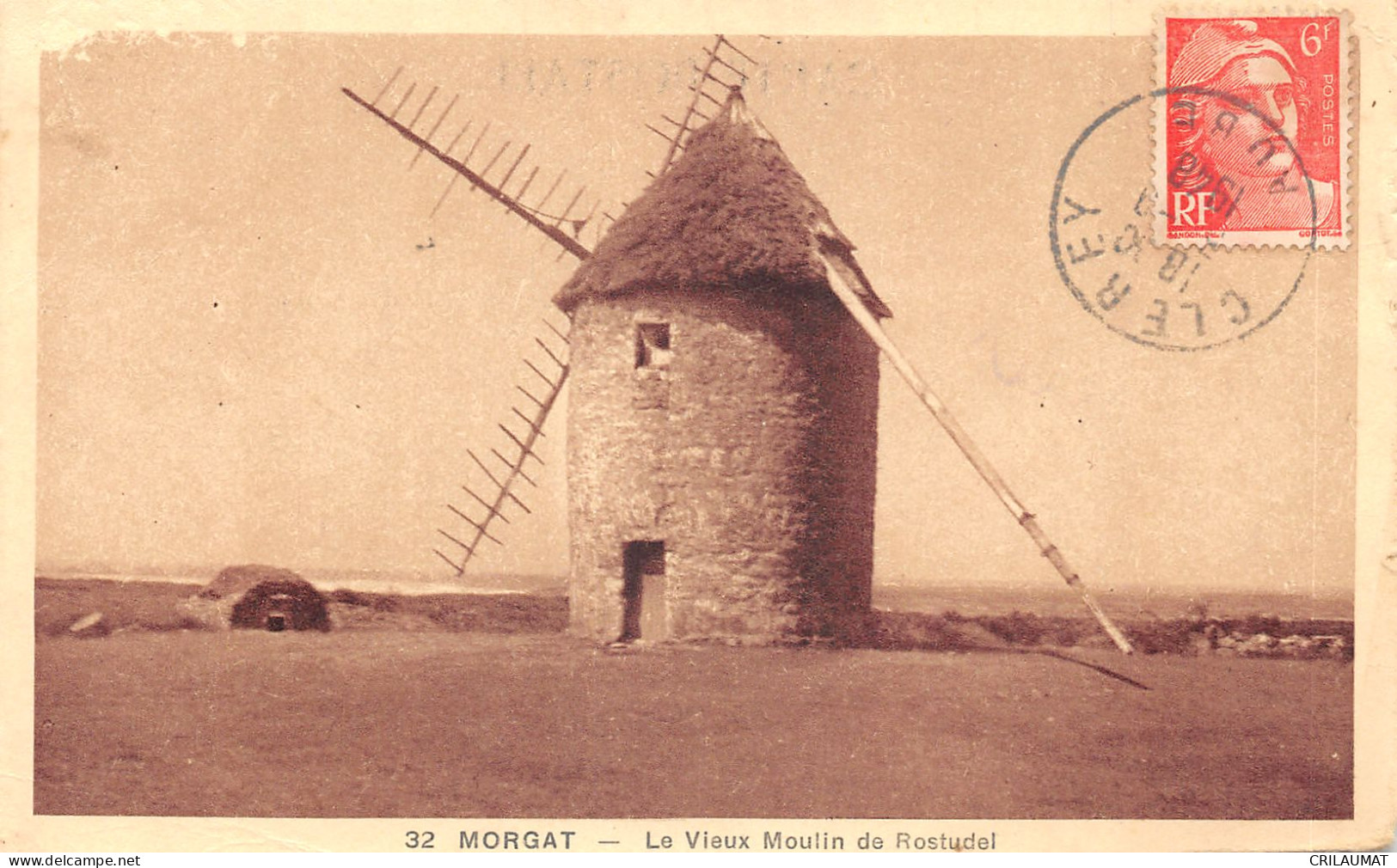 29-MORGAT-VIEUX MOULIN DE ROSTUDEL-N 6011-D/0273 - Morgat