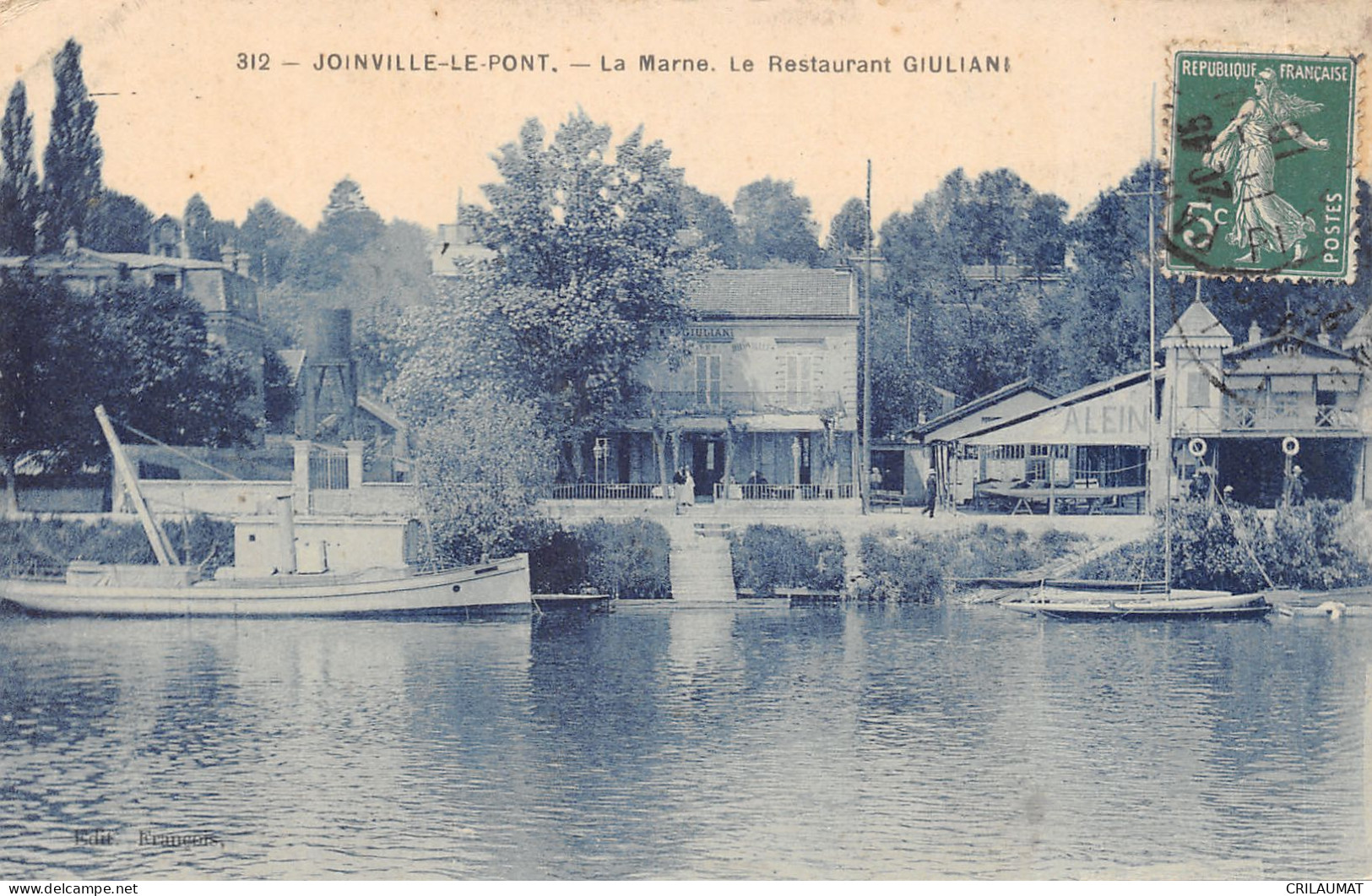 94-JOINVILLE LE PONT-RESTAURANT GIULIANI-N 6011-D/0263 - Joinville Le Pont