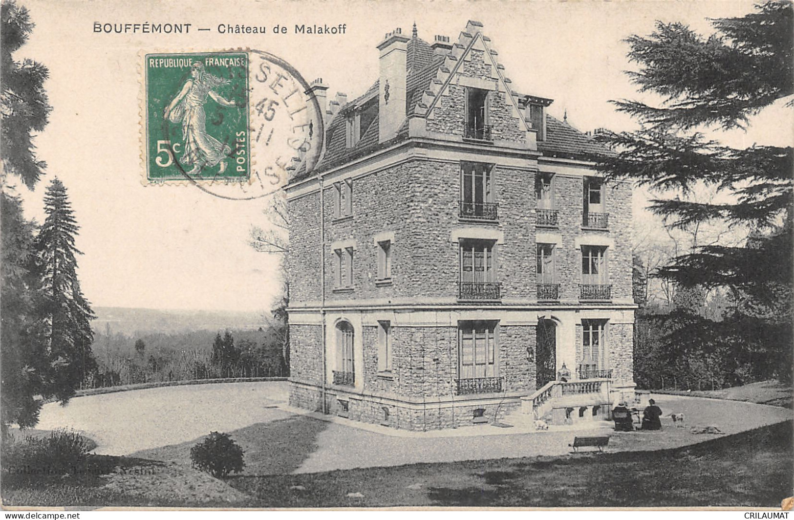 95-BOUFFEMONT-CHATEAU DE MALAKOFF-N 6011-H/0377 - Bouffémont