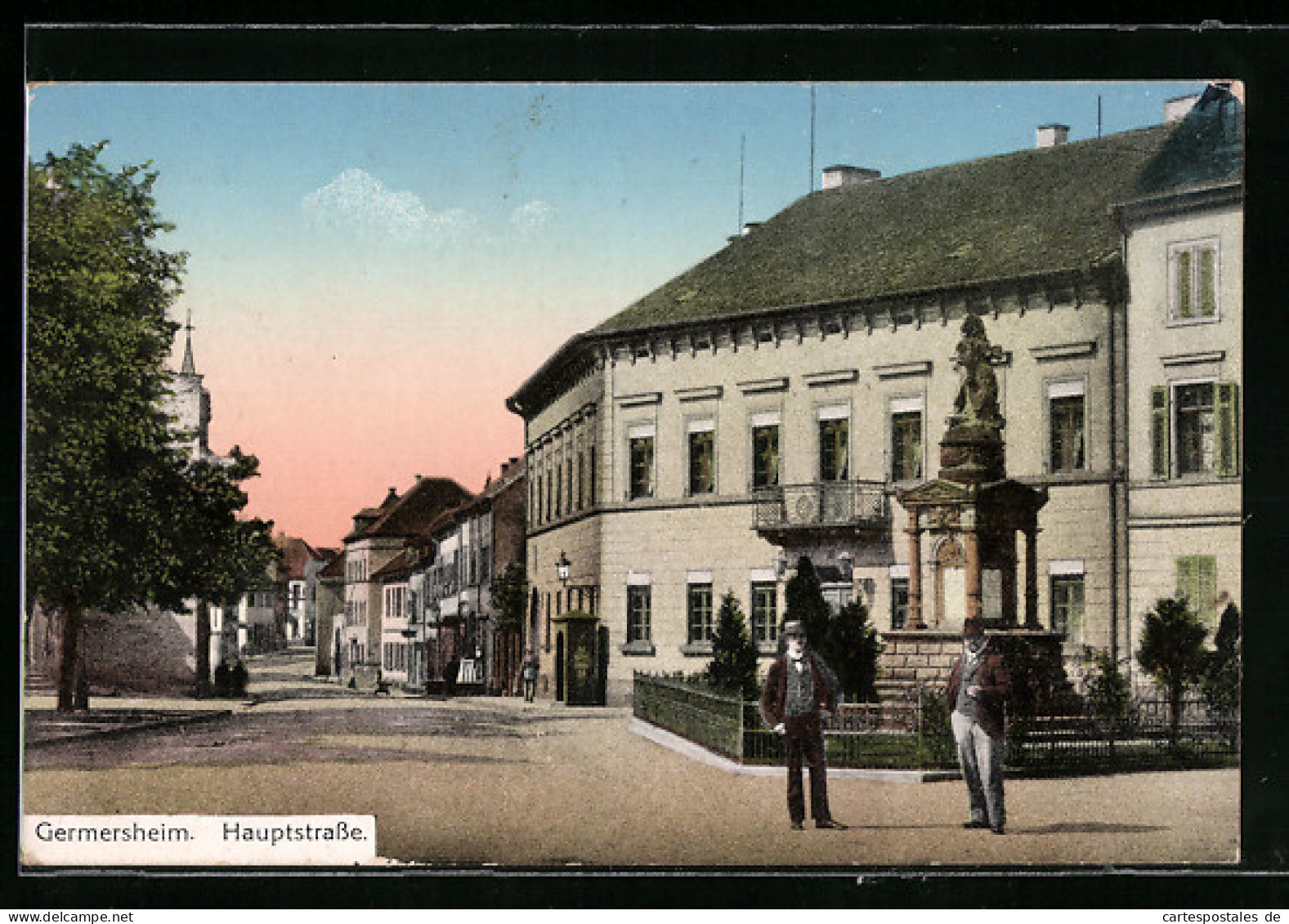 AK Germersheim, Blick Auf Die Hauptstrasse  - Germersheim