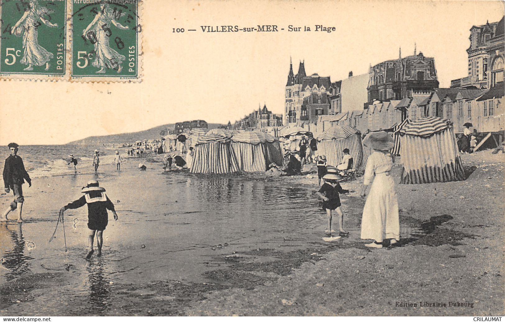 14-VILLERS SUR MER-JOURNEE A LA PLAGE-N 6012-B/0207 - Villers Sur Mer