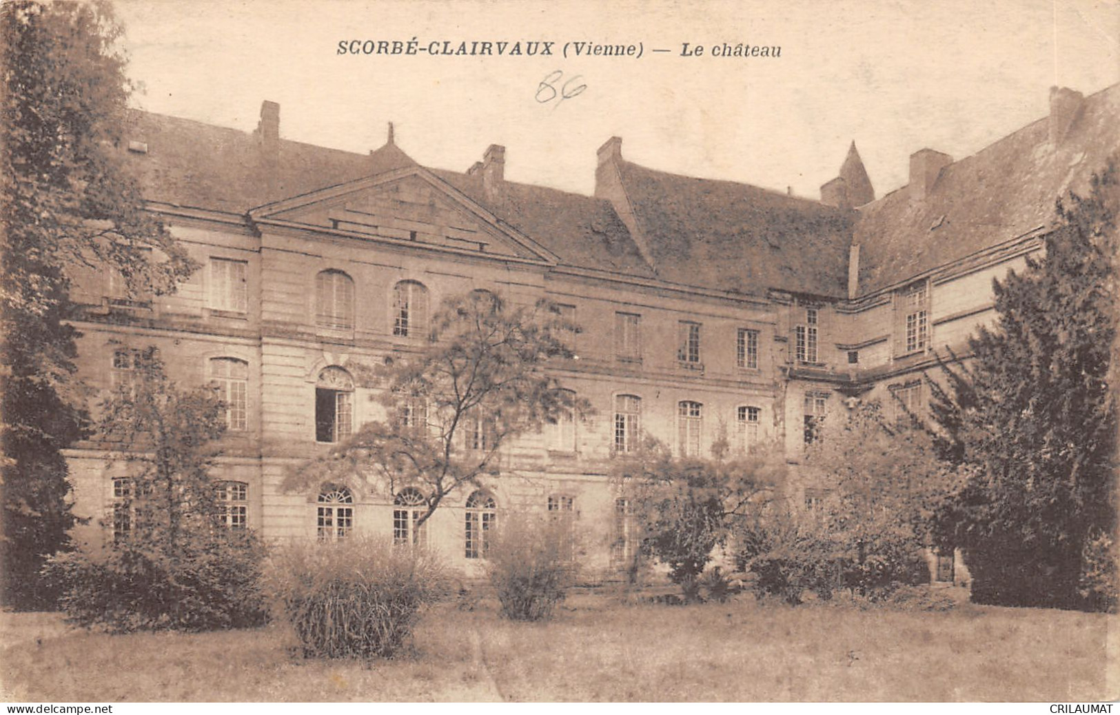 86-SCORBE CLAIRVAUX-LE CHATEAU-N 6012-A/0195 - Scorbe Clairvaux