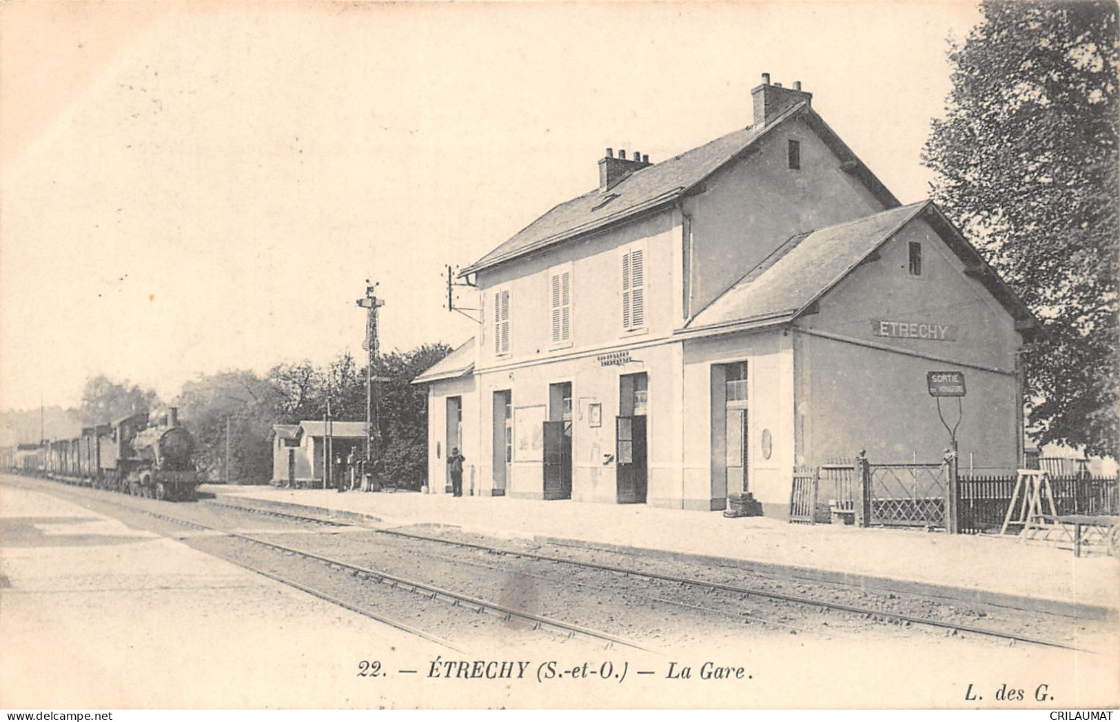 91-ETRECHY-LA GARE-N 6012-A/0033 - Etrechy