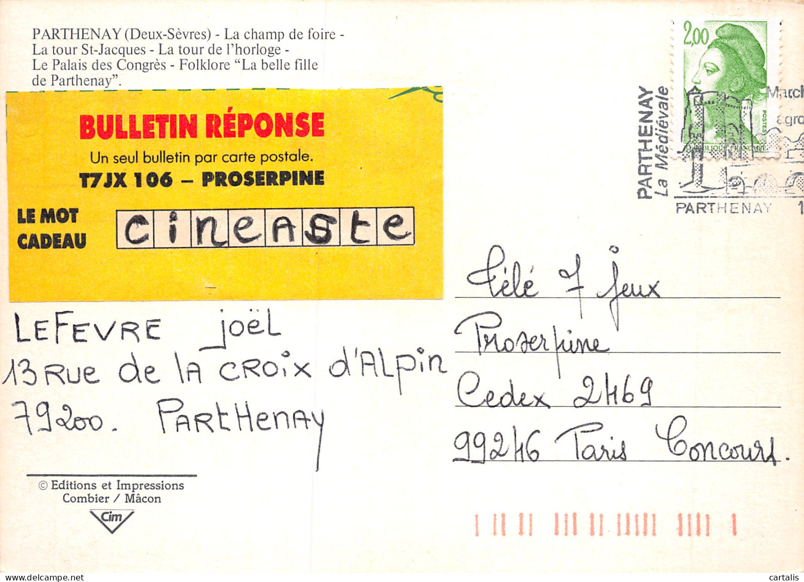 79-PARTHENAY-N°4148-A/0123 - Parthenay