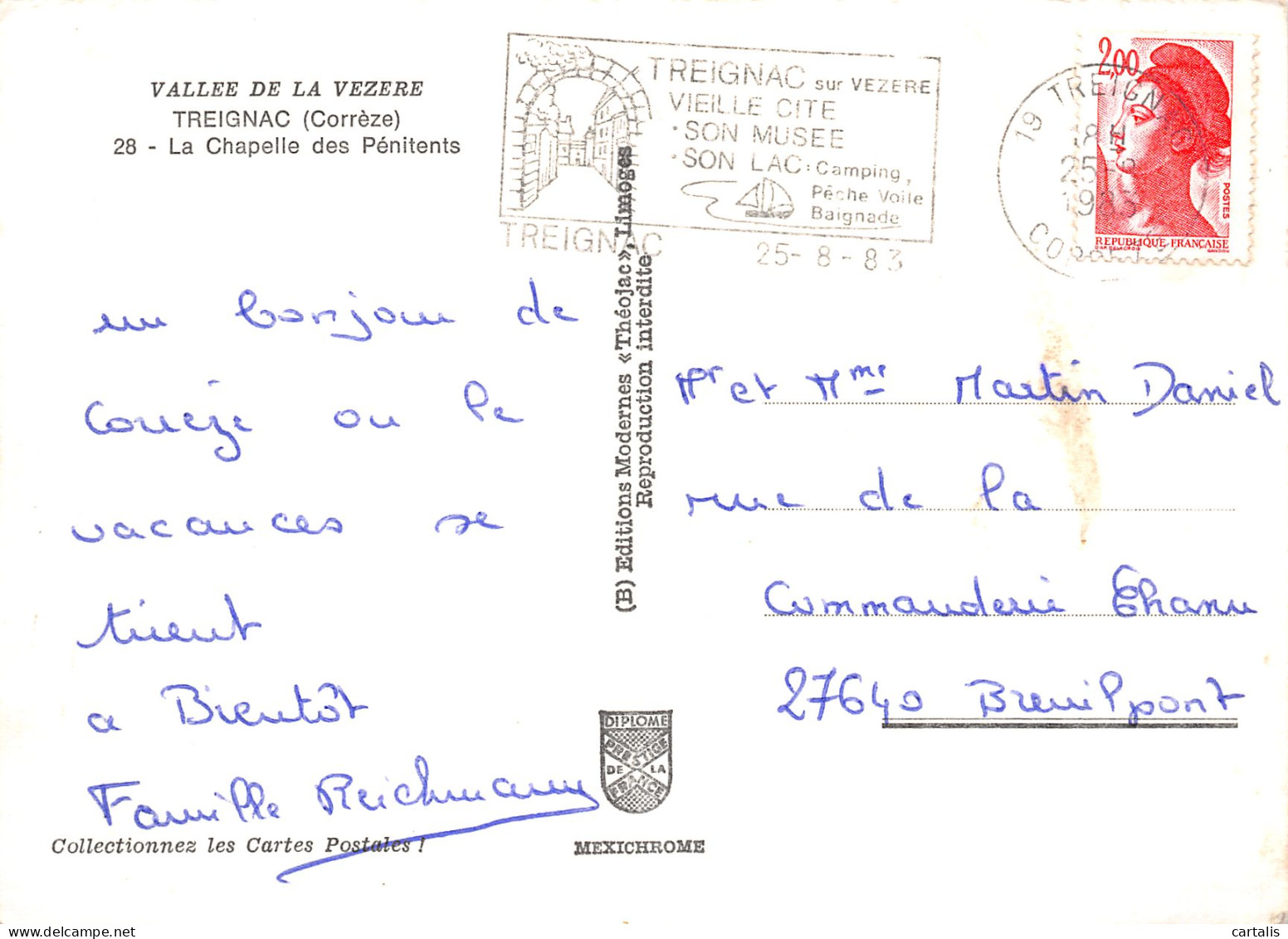 19-TREIGNAC-N°4149-A/0025 - Treignac