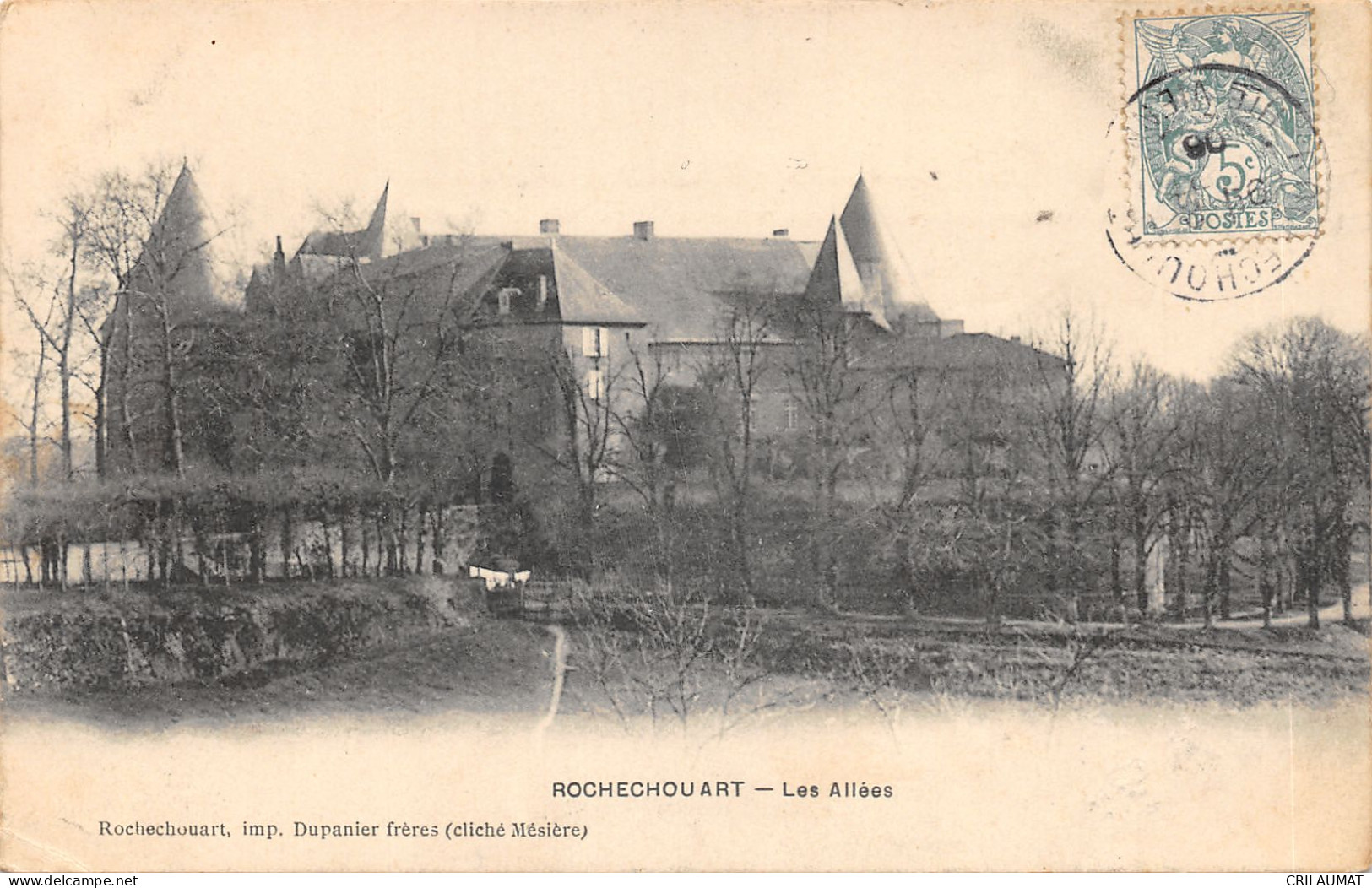 87-ROCHECHOUART-LES ALLEES-N 6012-E/0257 - Rochechouart