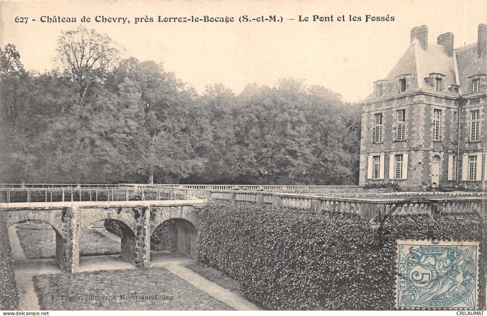 77-LORREZ LE BOCAGE-CHATEAU DE CHEVRY-N 6012-E/0217 - Lorrez Le Bocage Preaux