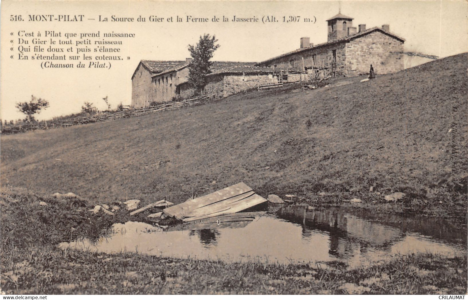 42-MONT PILAT-LA SOURCE DU GIER-FERME DE LA JASSERIE-N 6012-D/0339 - Mont Pilat