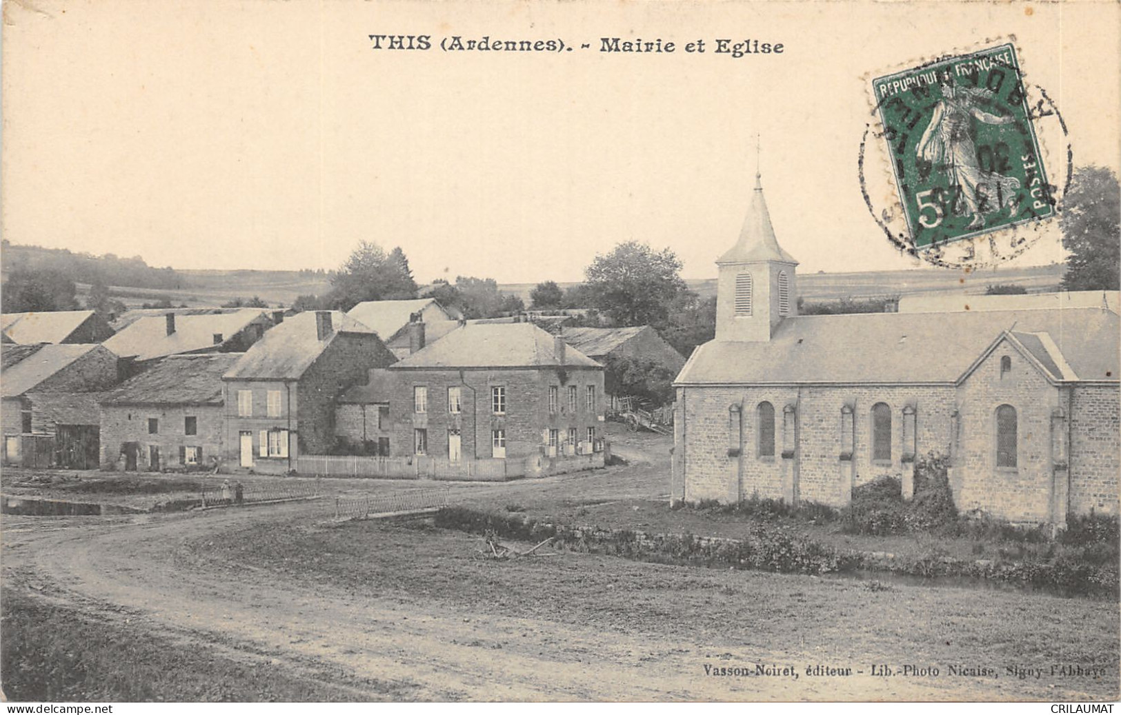 08-THIS-MAIRIE ET L EGLISE-N 6012-D/0153 - Other & Unclassified