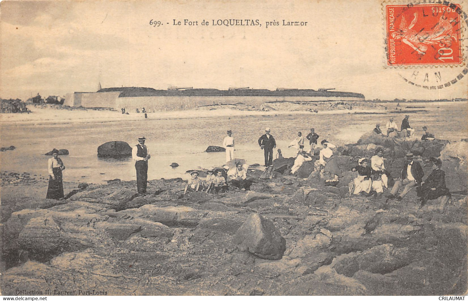 56-LARMOR-FORT DE LOQUELTAS-N 6012-D/0045 - Larmor-Plage