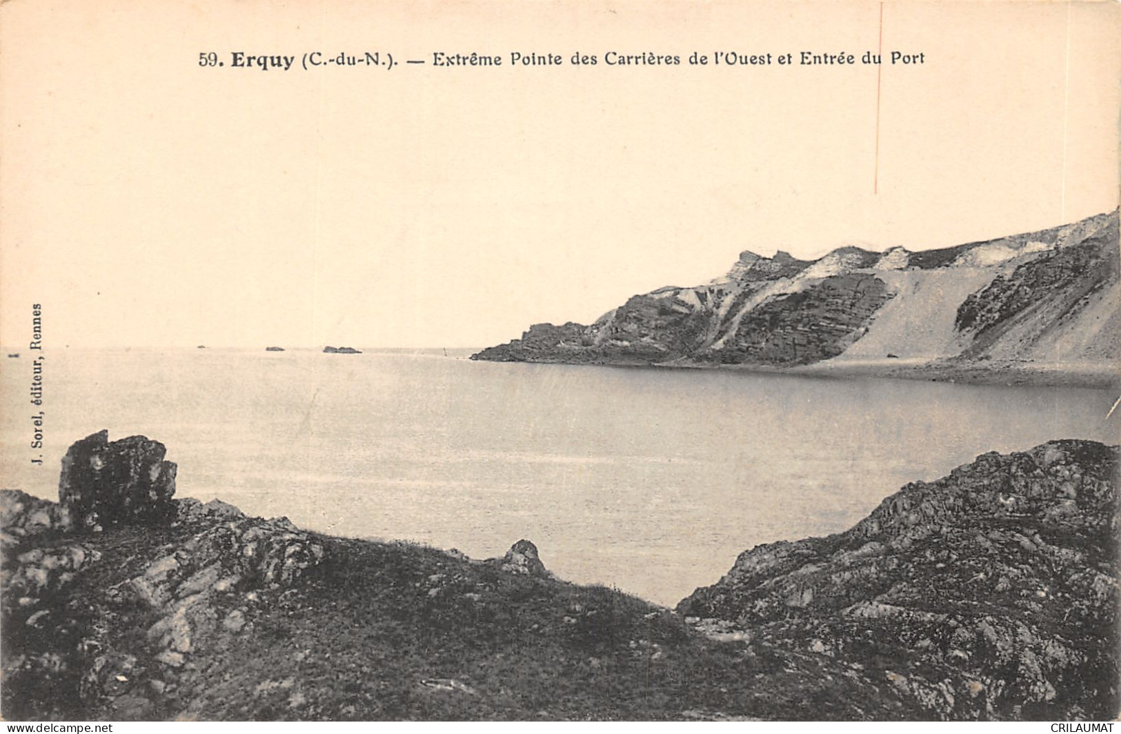 22-ERQUY-POINTE DES CARRIERES-N 6012-D/0037 - Erquy