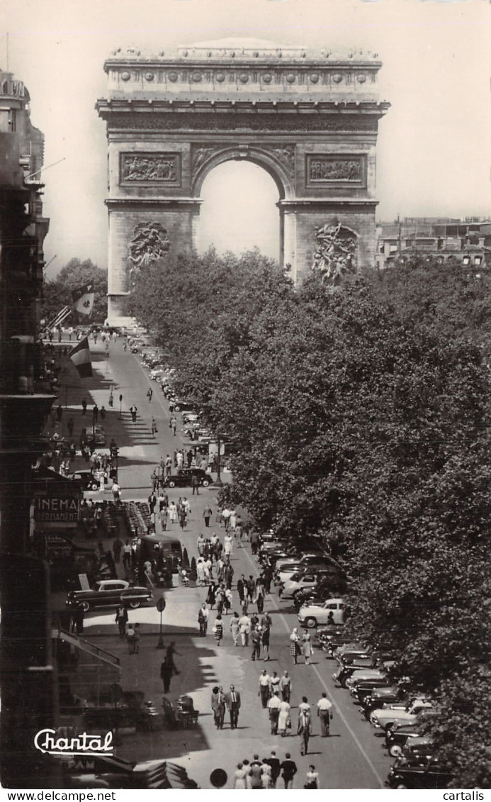 75-PARIS LES CHAMPS ELYSEES-N°4148-E/0195 - Champs-Elysées