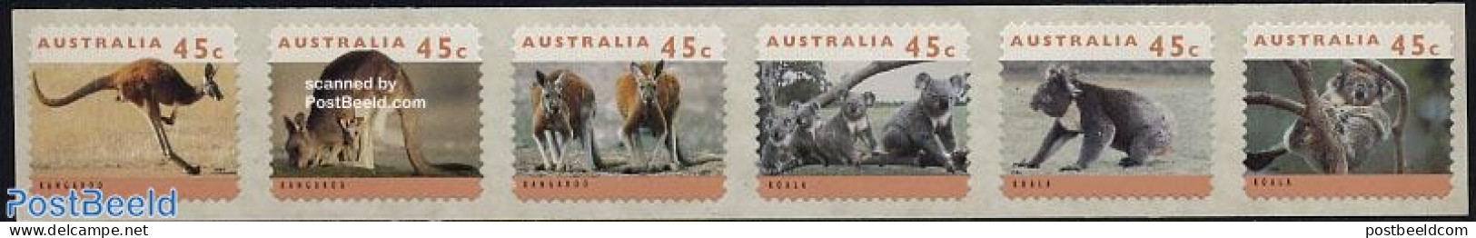Australia 1994 Animals 6v S-a, Mint NH, Nature - Animals (others & Mixed) - Bears - Unused Stamps