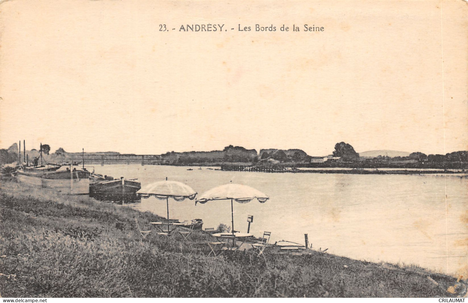 78-ANDRESY-BORDS DE LA SEINE-N 6012-H/0007 - Andresy