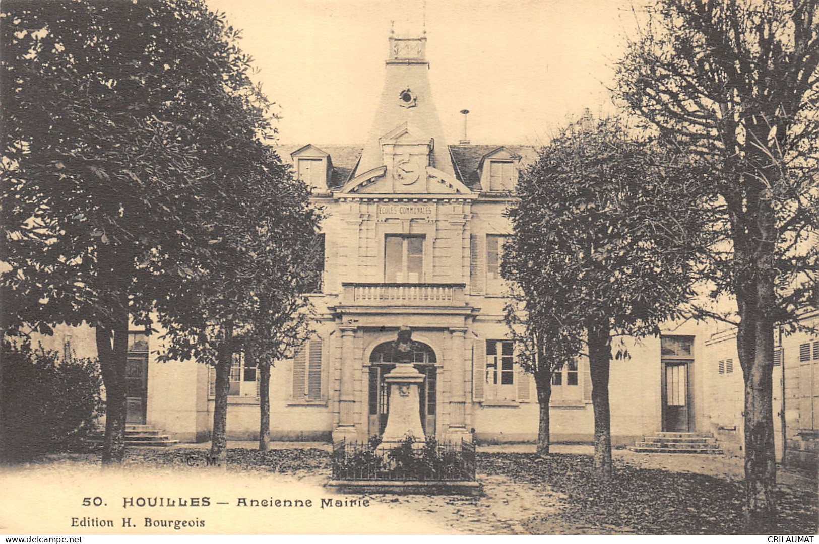 78-HOUILLES-ANCIENNE MAIRIE-N 6012-G/0385 - Houilles