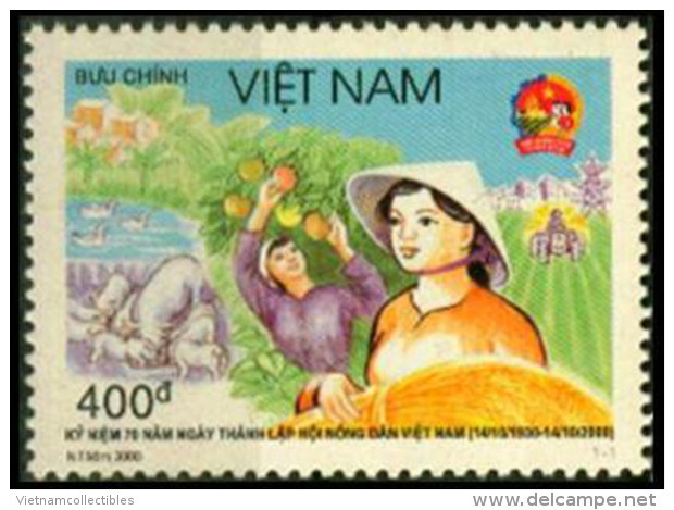 Vietnam Viet Nam MNH Perf Stamp 2000 : 70th Founding Anniversary Of Vietnam Farmer Association (Ms842) - Vietnam