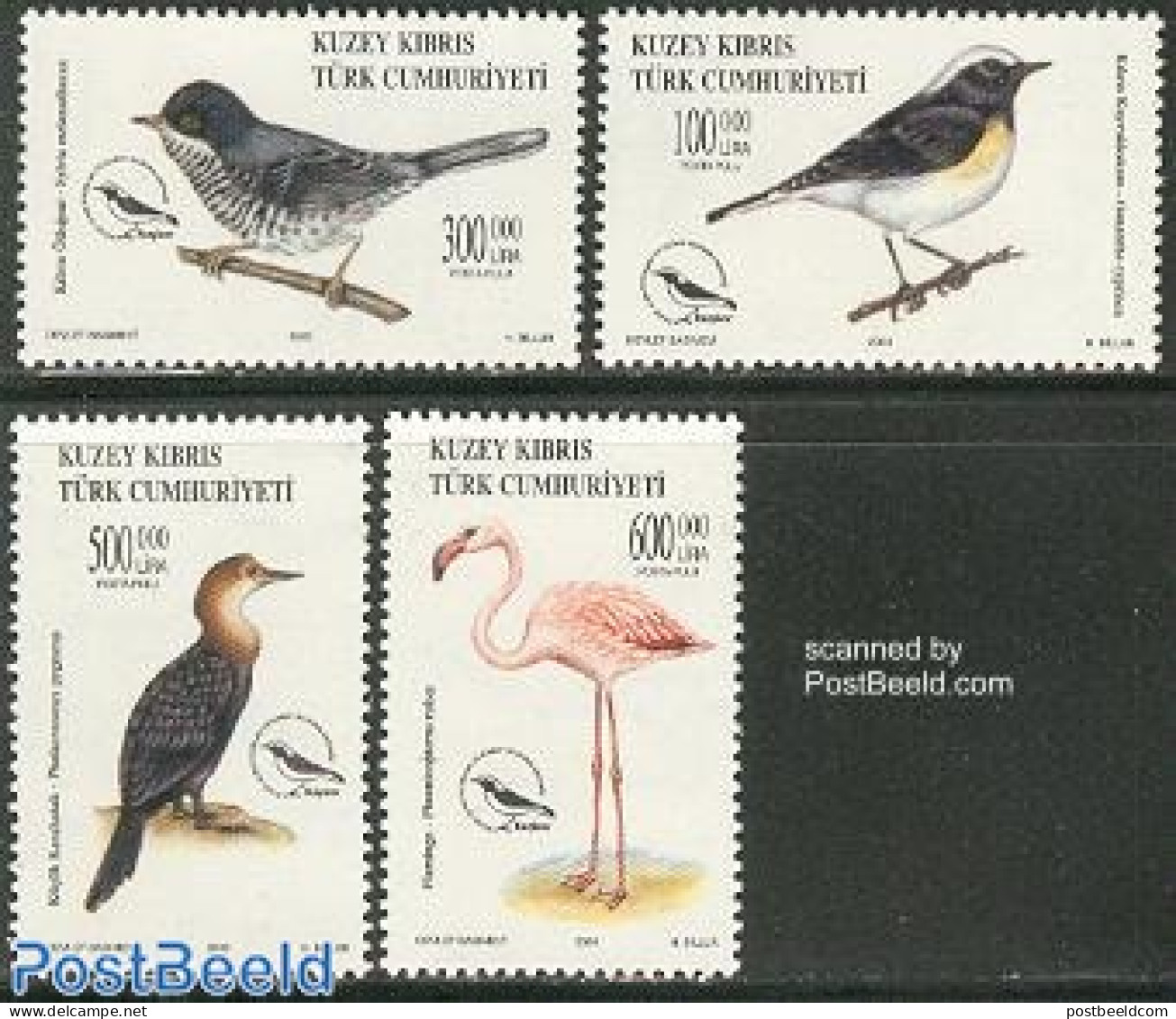 Turkish Cyprus 2003 Birds 4v, Mint NH, Nature - Birds - Other & Unclassified