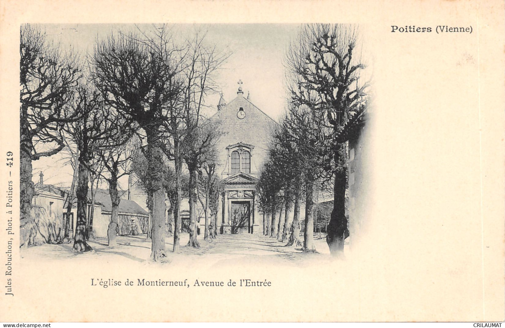 86-POITIERS-EGLISE DE MONTIERNEUF-N 6013-C/0145 - Poitiers