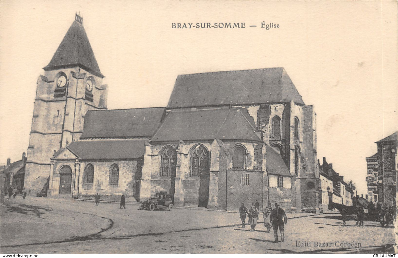 80-BRAY SUR SOMME-L EGLISE-N 6013-C/0109 - Bray Sur Somme