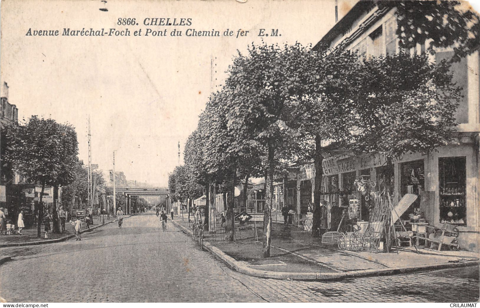 77-CHELLES-PONT DE CHEMIN DE FER-N 6013-B/0151 - Chelles