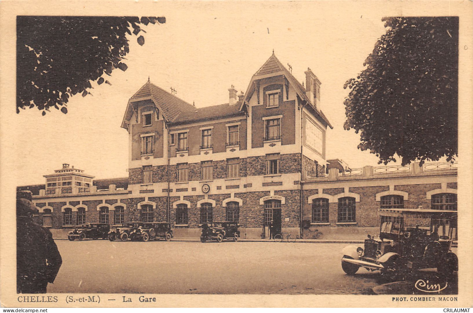 77-CHELLES-LA GARE-ARRIVEE DU TRAIN -N 6013-B/0109 - Chelles