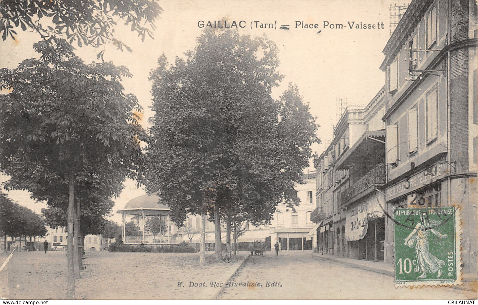 81-GAILLAC-PLACE POM VAISSETT-N 6013-B/0051 - Gaillac