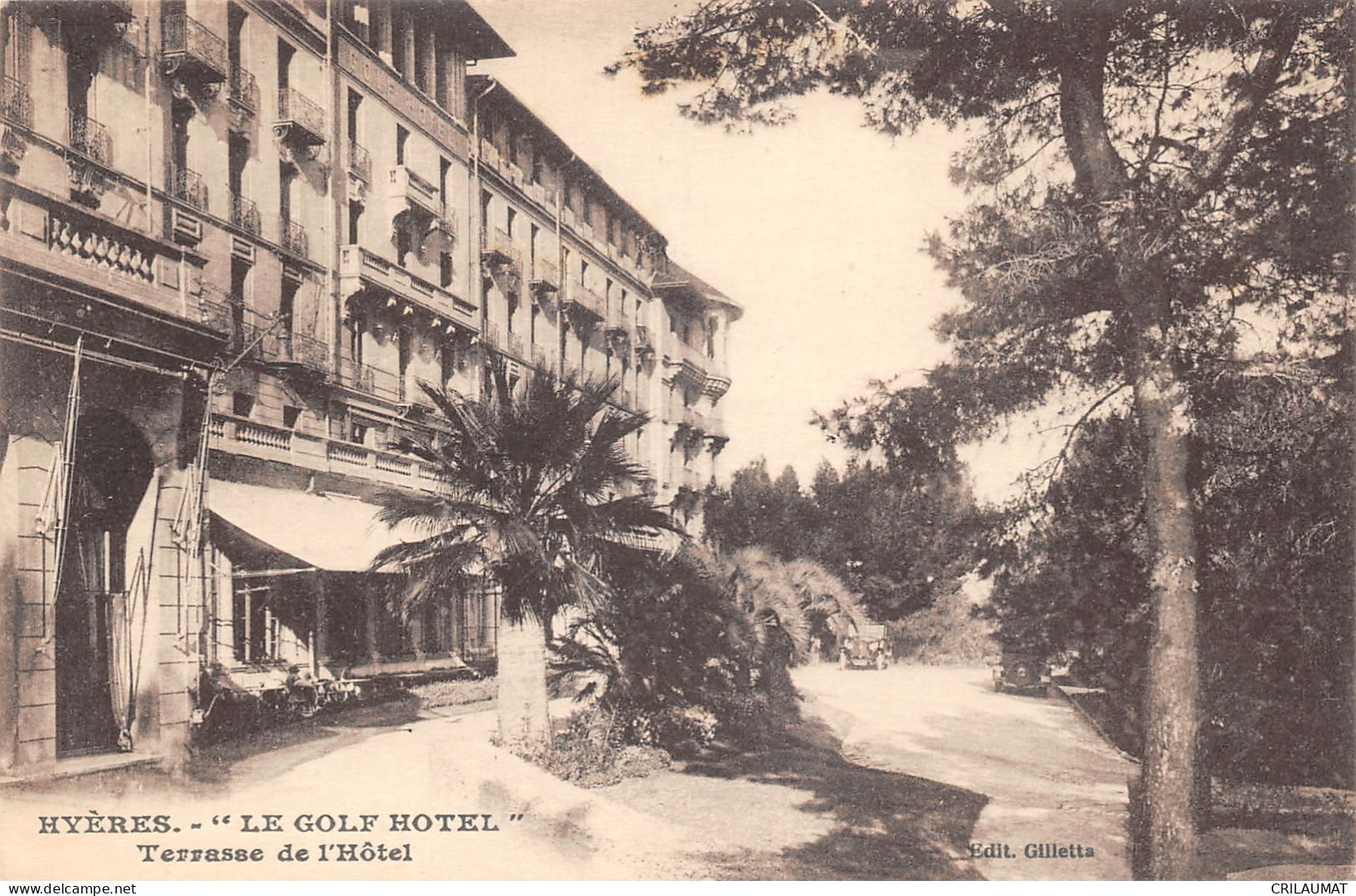 83-HYERES LES PALMIERS-LE GOLF HOTEL-N 6013-B/0015 - Hyeres