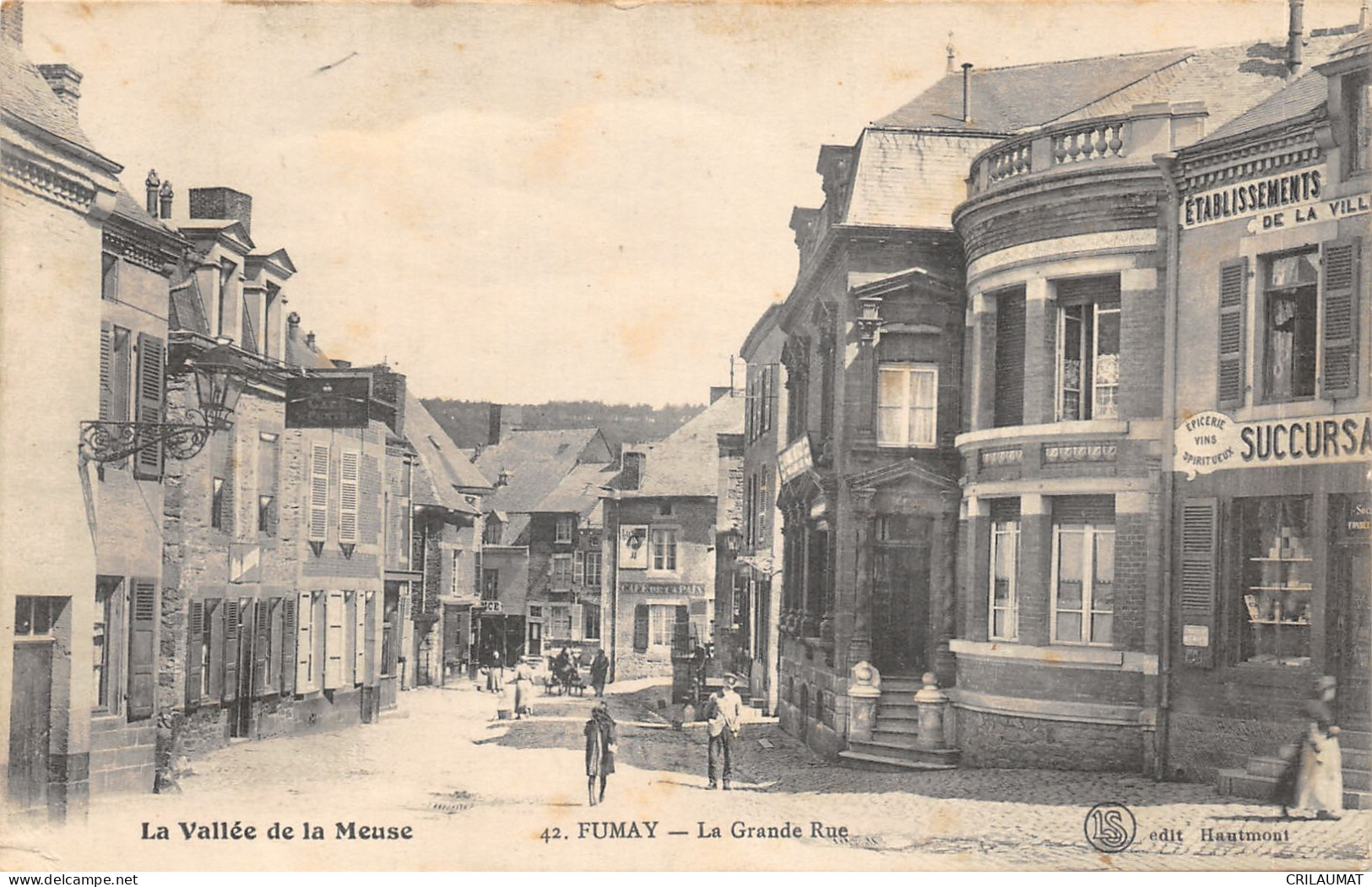 08-FUMAY-LA GRANDE RUE-N 6013-A/0333 - Fumay