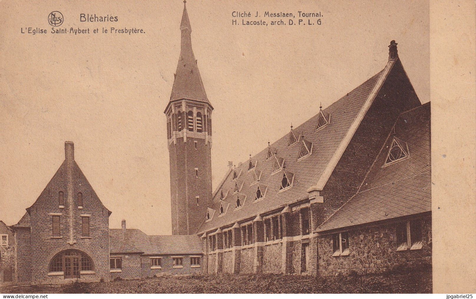 DEND Bleharies L Eglise St Aybert Et Le Presbytere - Autres & Non Classés