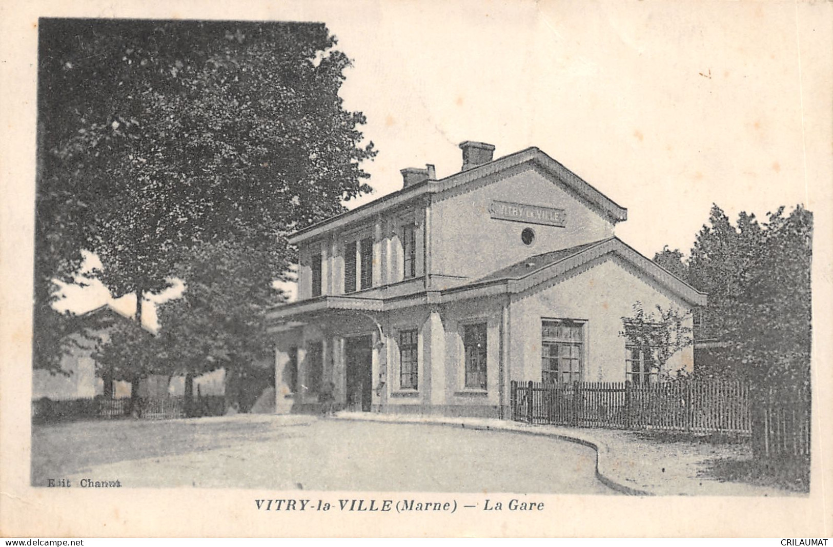 51-VITRY LA VILLE-LA GARE-N 6013-F/0081 - Vitry-la-Ville