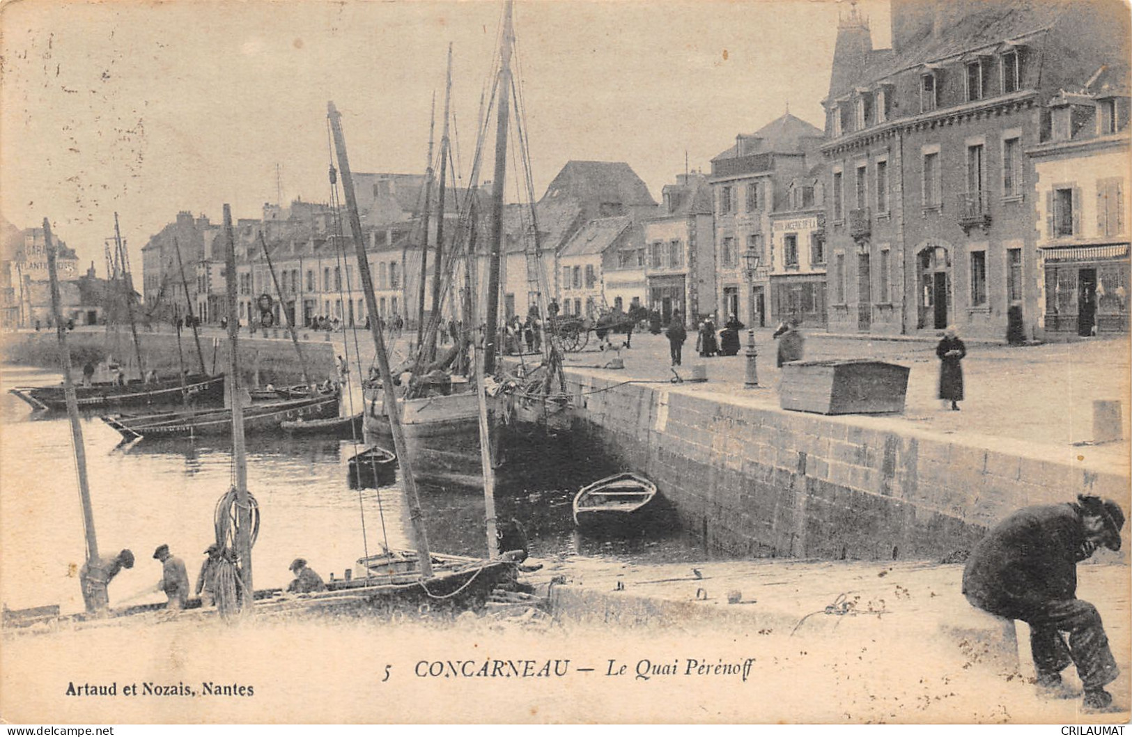 29-CONCARNEAU-QUAI PRENOFF-N 6013-E/0233 - Concarneau