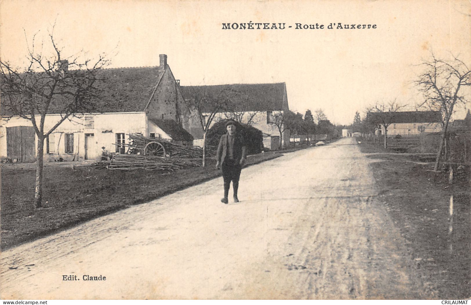 89-MONETEAU-ROUTE D AUXERRE-N 6013-E/0107 - Moneteau