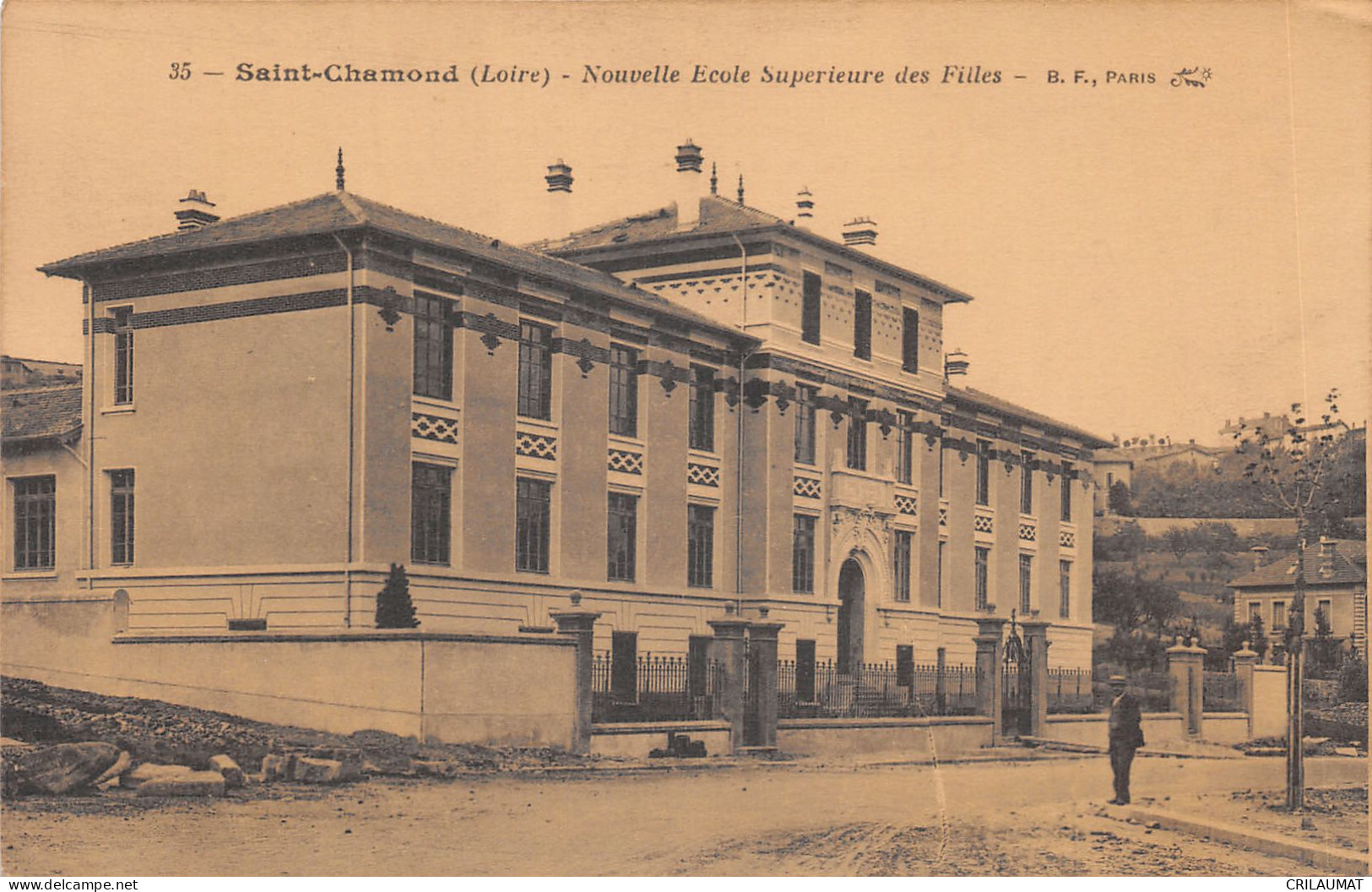 42-SAINT CHAMOND-NOUVELLE ECOLE SUPERIEURE DES FILLES-N 6013-E/0027 - Saint Chamond